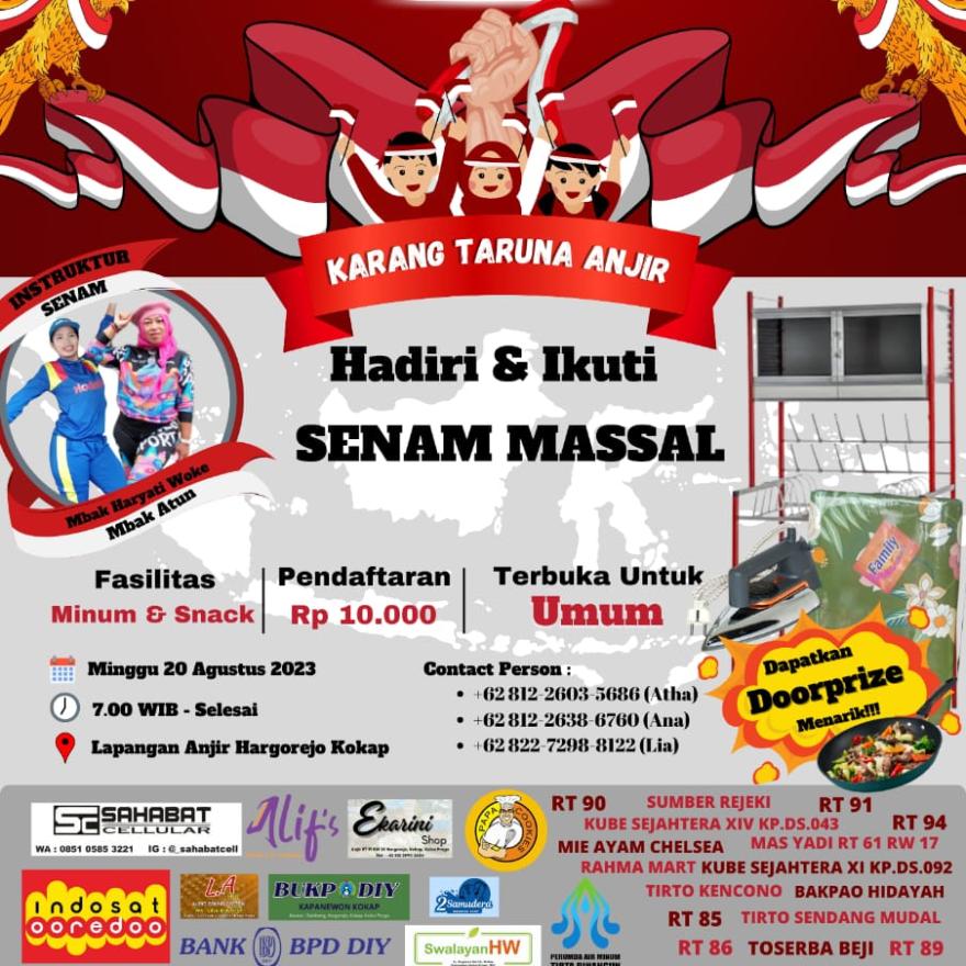 Karang Taruna Anjir Dukung UMKM dan Potensi Siswa SD dalam Peringatan HUT KEMRI ke-78